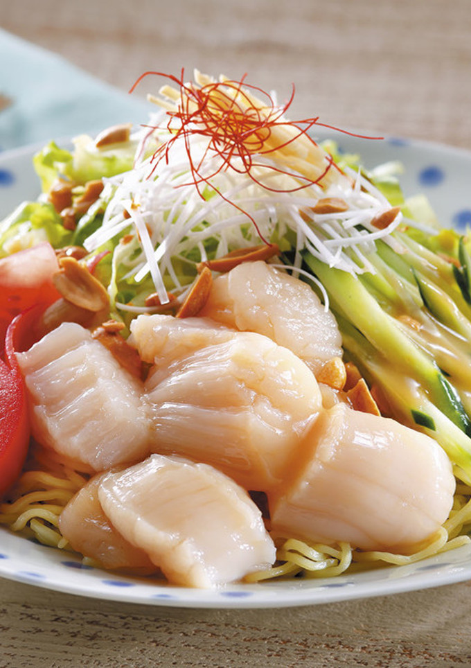 ほたての胡麻だれ冷やし中華-レシピのメイン写真