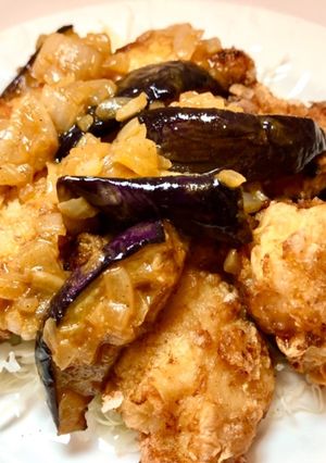 玉ねぎソースの唐揚げ-レシピのメイン写真