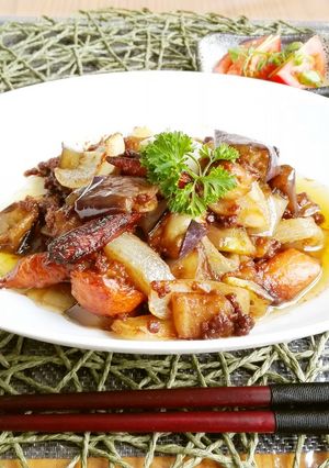 あるもの野菜の肉味噌和え-レシピのメイン写真