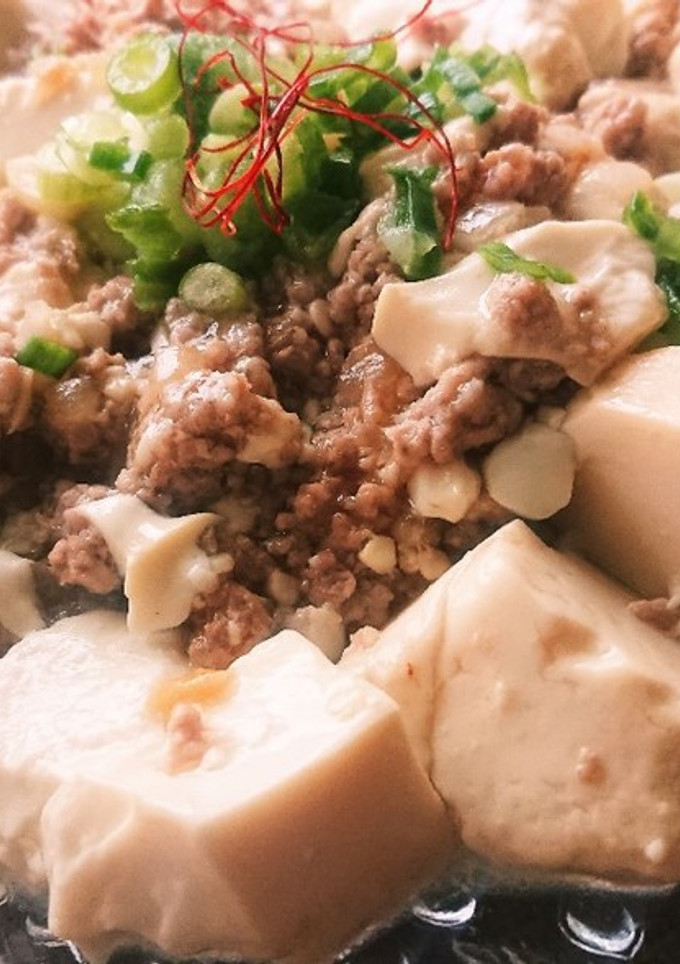 簡単★豆腐とひき肉のピリ辛中華風煮物-レシピのメイン写真