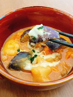 余った肉じゃがdeナスのトマト煮-レシピのメイン写真