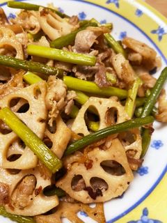 豚肉と蓮根のガーリック炒め◆スタミナ料理-レシピのメイン写真