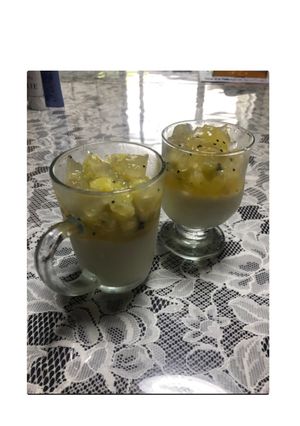 1度に2度楽しめる！杏仁豆腐onゼリー-レシピのメイン写真
