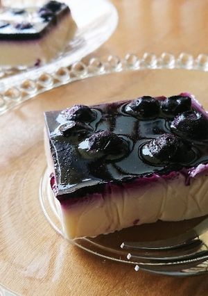 レアチーズケーキ★ブルーベリーソース-レシピのメイン写真