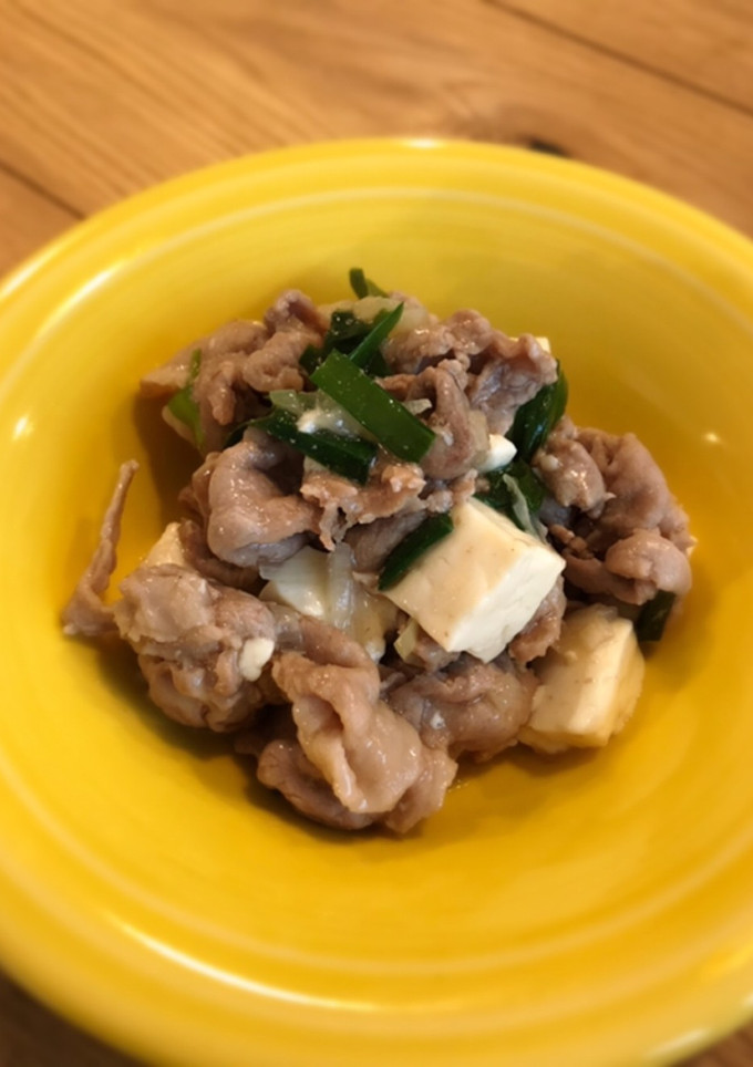 簡単☆豚肉と豆腐の中華炒め-レシピのメイン写真