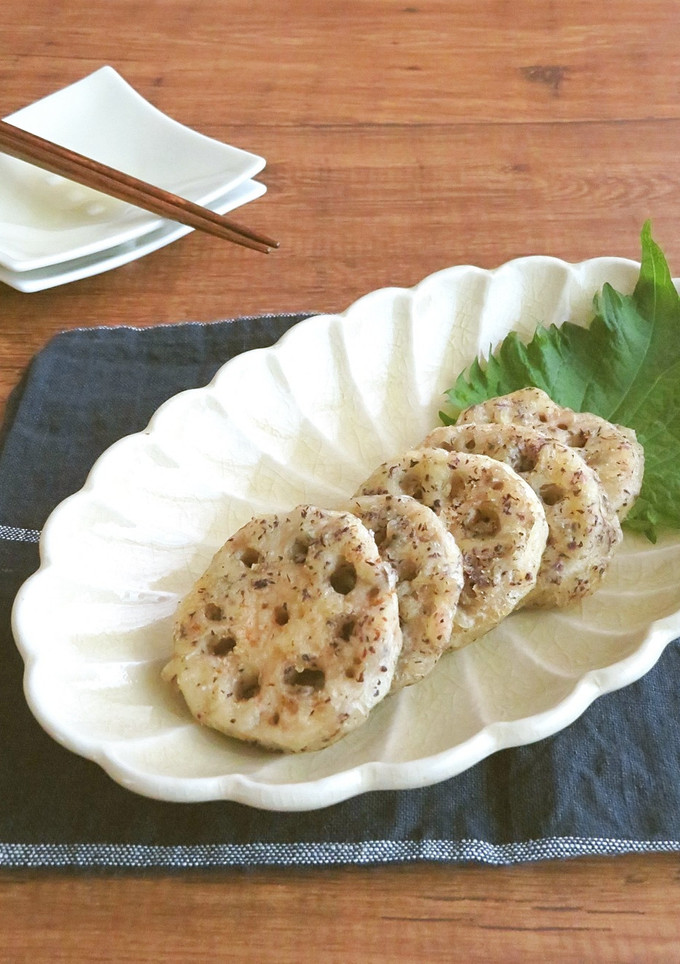 簡単☆お弁当の副菜に♪ゆかりれんこん揚げ-レシピのメイン写真