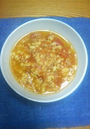 トマトと卵だけのスープ-レシピのメイン写真