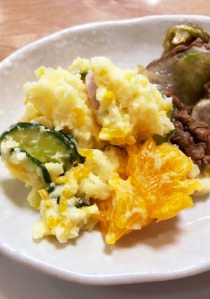 マイメモ♪みかんポテトサラダ-レシピのメイン写真