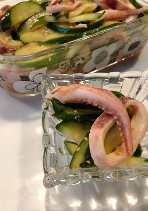 韓国風ピリ辛〜イカとキュウリのマリネ〜-レシピのメイン写真