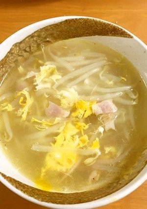 もやしとベーコンのカレースープ-レシピのメイン写真