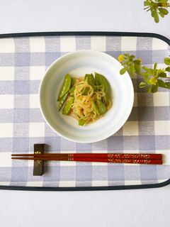 糸コンと絹さやのカレー炒め-レシピのメイン写真