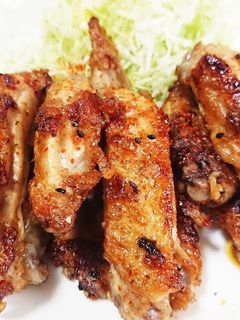 鶏手羽中の七味醤油焼き-レシピのメイン写真