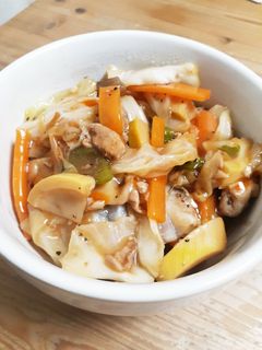 キャベツたっぷり中華丼-レシピのメイン写真