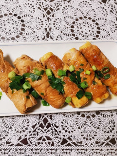 餅チーズinちくわの肉巻き-レシピのメイン写真