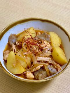 辛味噌こんにゃく肉じゃが~韓国風~-レシピのメイン写真