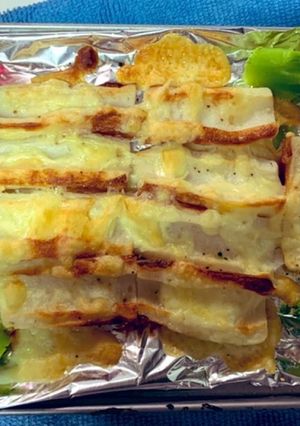 トースターで竹輪のチーズ焼き-レシピのメイン写真