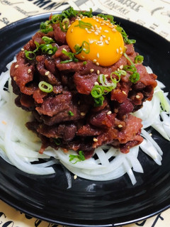 馬肉ユッケ-レシピのメイン写真