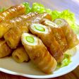 アスパラ入り竹輪の肉巻き