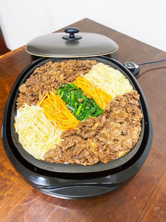 ホットプレートで♡ビビンバ-レシピのメイン写真