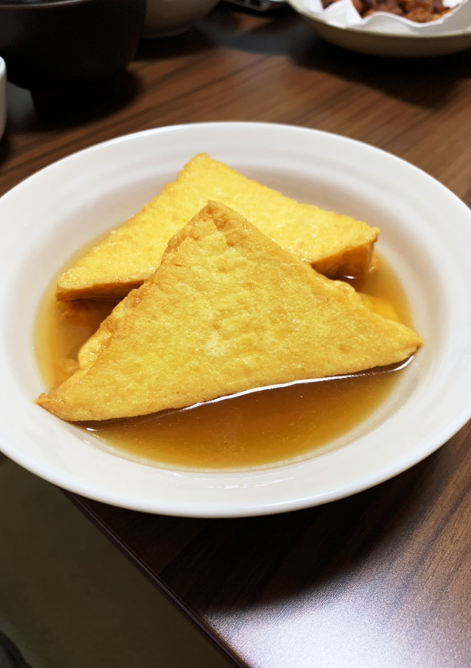 ☆一瞬☆厚揚げ豆腐の生姜煮-レシピのメイン写真