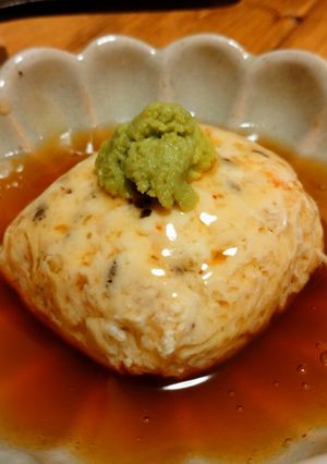 海老と豆腐の蒸して餡をかけたやつ。-レシピのメイン写真