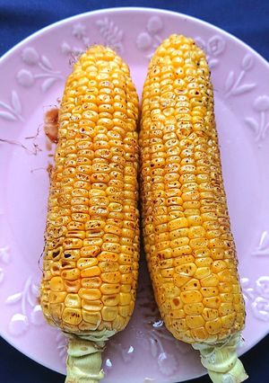 レンジとフライパンで簡単焼きとうもろこし-レシピのメイン写真