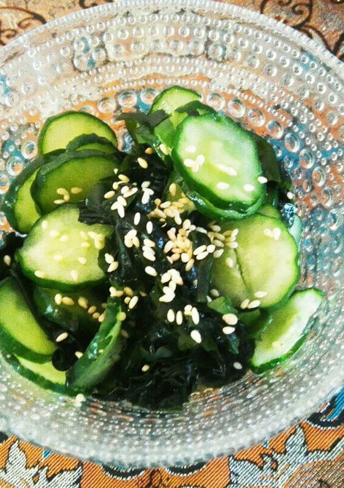 ♪きゅうりとわかめのさっぱり酢の物♪-レシピのメイン写真