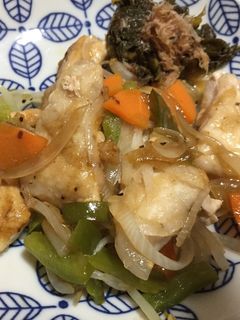 メカジキと野菜のオイスター炒め-レシピのメイン写真