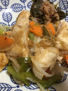 メカジキと野菜のオイスター炒め-レシピのメイン写真