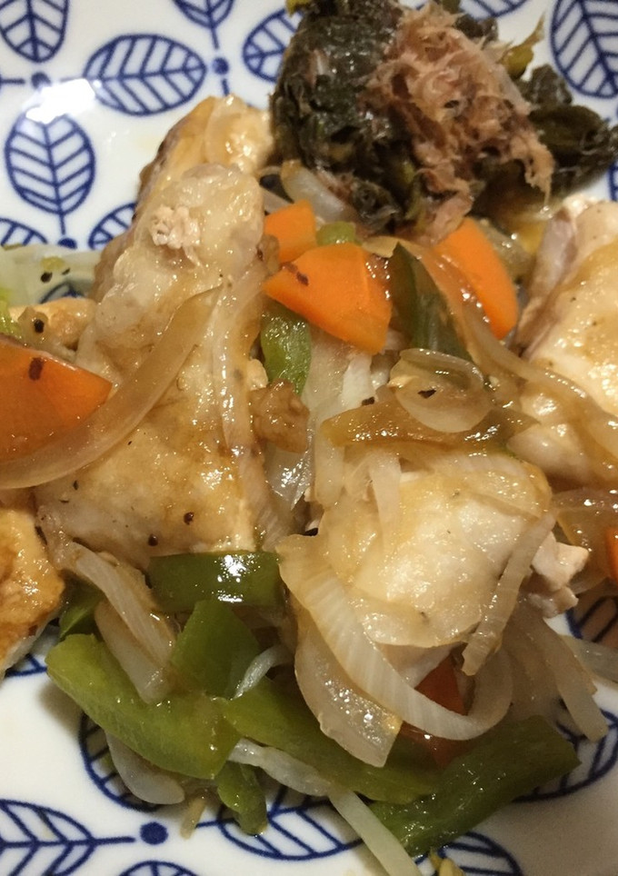 メカジキと野菜のオイスター炒め-レシピのメイン写真
