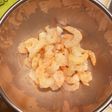 冷凍エビ(小)の下処理