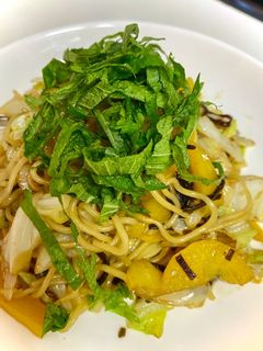 塩昆布とパプリカの青じそ焼きそば-レシピのメイン写真