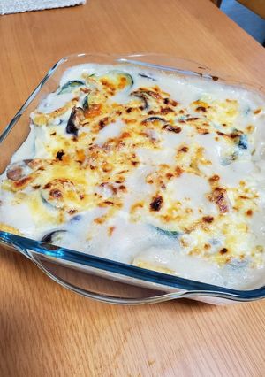 市販ソースで簡単に！夏野菜グラタン-レシピのメイン写真