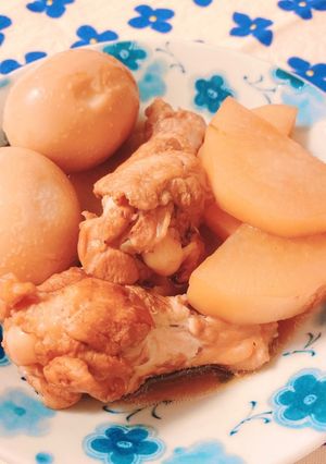 手羽と大根の黒酢煮込-レシピのメイン写真
