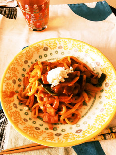 ナポリタンうどん-レシピのメイン写真