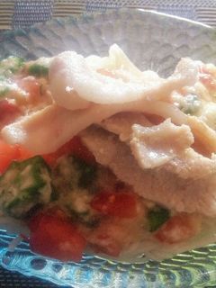 ランチに♪あっさり夏のとろろそうめん!-レシピのメイン写真