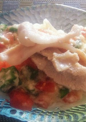 ランチに♪あっさり夏のとろろそうめん！-レシピのメイン写真