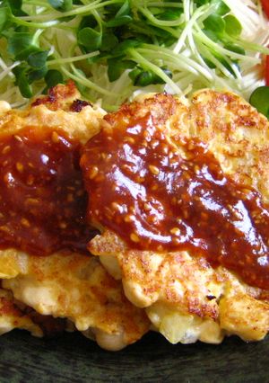 ヘルシー豆腐ハンバーグ！-レシピのメイン写真