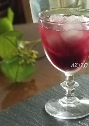 綺麗なれちゃう『赤紫蘇ジュース』-レシピのメイン写真