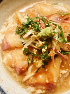 簡単!ごまダレ鯛茶漬け♪-レシピのメイン写真