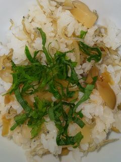 ザーサイとちりめんじゃこの混ぜご飯-レシピのメイン写真
