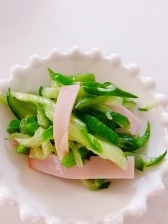 ピーマンときゅうりの中華和え-レシピのメイン写真