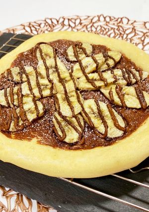 簡単！ 生地から作る チョコバナナピザ-レシピのメイン写真