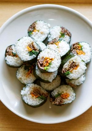 韓国風のり巻き-レシピのメイン写真