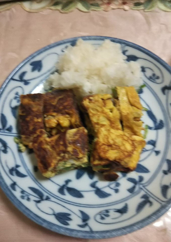 ネギの入っただし巻き玉子焼き-レシピのメイン写真