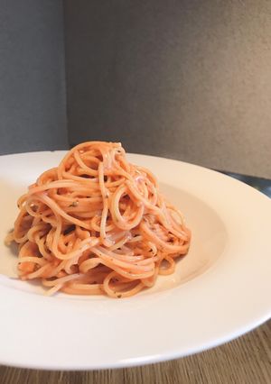 トマトとクリームチーズの簡単冷製パスタ-レシピのメイン写真