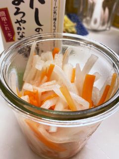 だしまろ酢でパリパリ洋風なます-レシピのメイン写真