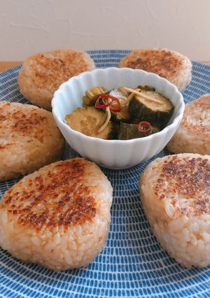 絶品焼きおにぎり♡フライパンで簡単-レシピのメイン写真