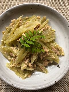 ふきのツナ酢味噌あえ-レシピのメイン写真
