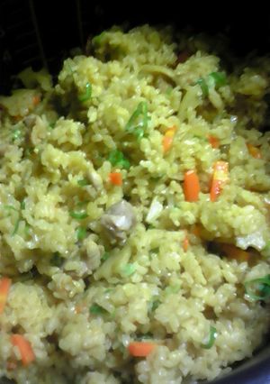 鶏カレー炊き込みごはん-レシピのメイン写真